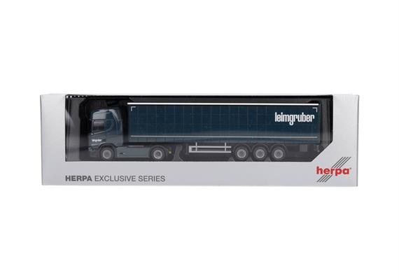 Herpa 958752 Scania CR20 HD Gardinenplanen-Sattelzug "Leimgruber", Schweiz - H0 (1:87) | Bild 5