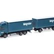Herpa 958769 Scania CR20 HD Gardinenplanen-Hängerzug "Leimgruber", Schweiz - H0 (1:87) | Bild 1