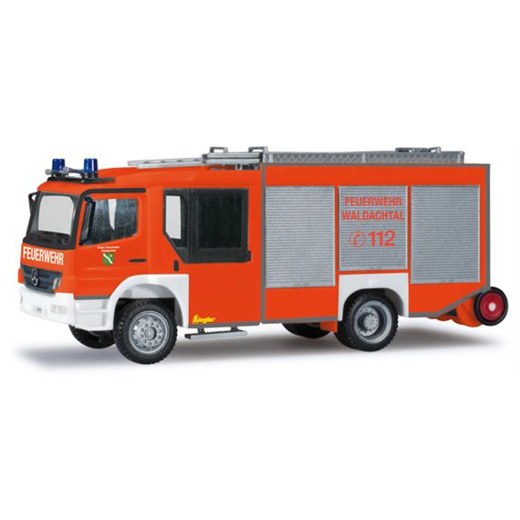 Herpa 091299 Mercedes-Benz Atego Ziegler Z-Cab LF 20 "Feuerwehr Waldachtal" HO