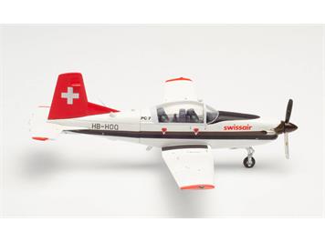 Herpa 580656 Swissair Pilatus PC-7, Massstab 1:72