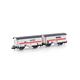 Hobbytrain H24253 2er Set Bahnbauwagen K3 SERSA, Ep.V - N (1:160)