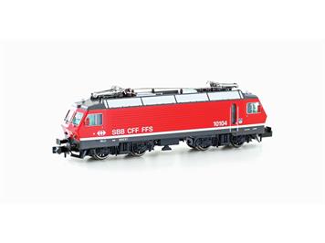 Hobbytrain H28405S Elektrolok SBB Re 4/4 IV 10104, digital DCC/Sound - N (1:160)