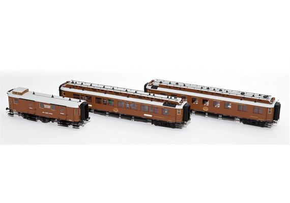 Hobbytrain H44015 CIWL Wien-Nizza-Cannes Express Set, 3-teilig, DC 2L - H0 (1:87)
