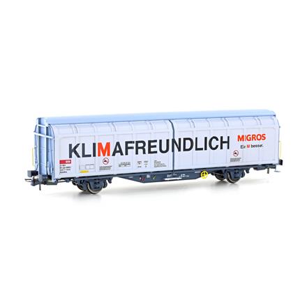 Hobbytrain H45102 SBB 2-achsiger Schiebewandwagen Hbbillns Migros, Ep.VI - H0 (1:87)