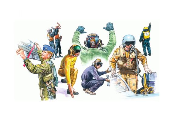 Italeri 1246 NATO Piloten und Bodenpersonal - Massstab 1:72 | Bild 2