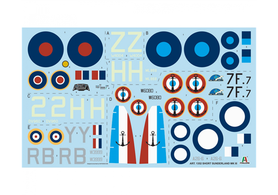 Italeri 1352 Sunderland Mk.III - Massstab 1:72 | Bild 5