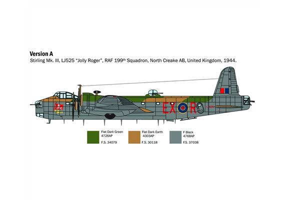 Italeri 1462 British Stirling Mk. III - Massstab 1:72 | Bild 4