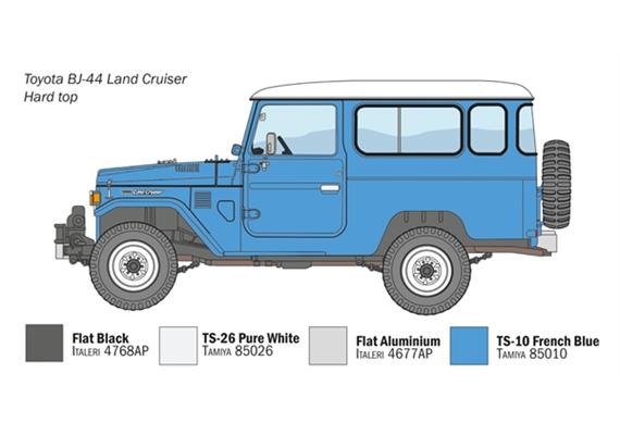Italeri 3630 Toyota BJ-44 Land Cruiser - Massstab 1:24 | Bild 4