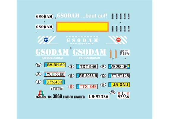Italeri 3868 Rungenauflieger - Massstab 1:24 | Bild 3