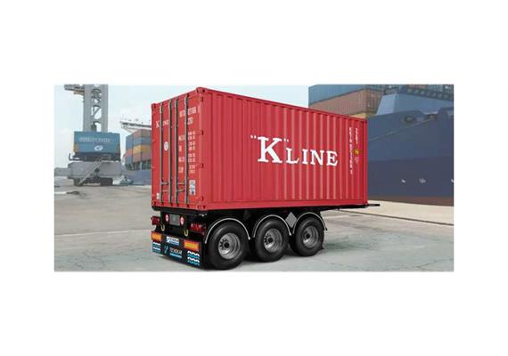 Italeri 3887 Tecnokar 20' Container Trailer 1:24