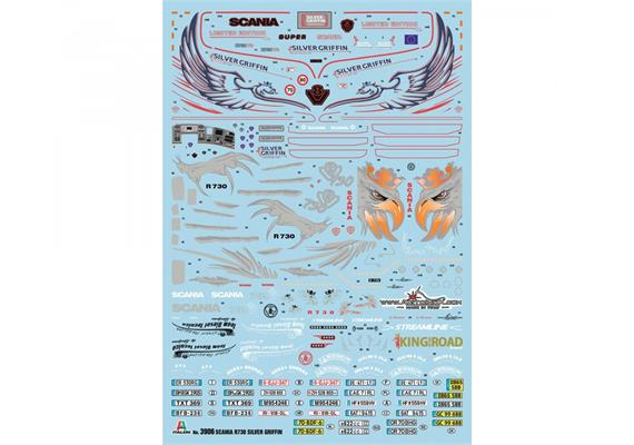 Italeri 3906 Scania R730 Streamline 4x2 - Massstab 1:24 | Bild 4