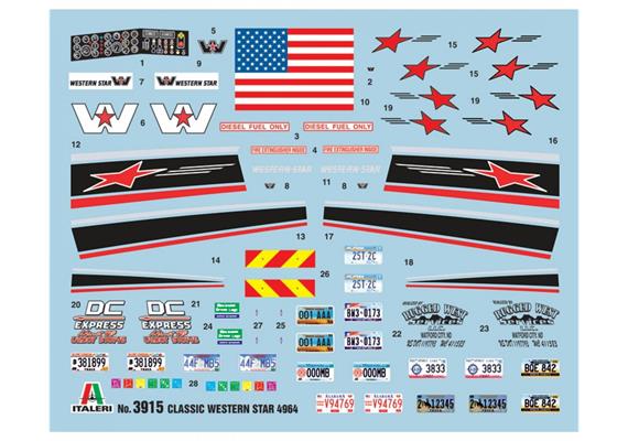 Italeri 3915 Classic US Truck Western Star - Massstab 1:24 | Bild 3