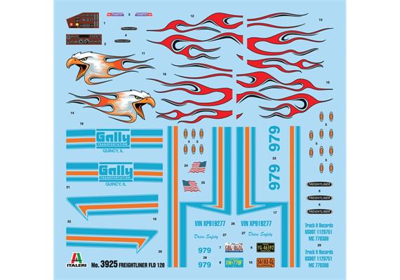 Italeri 3925 Freightliner FLD 120 (Classic) - Massstab 1:24 | Bild 3