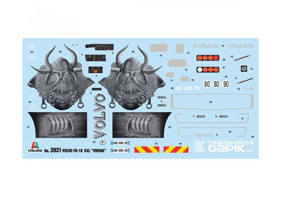 Italeri 3931 VOLVO FH16 "Viking" - Massstab 1:24 | Bild 3