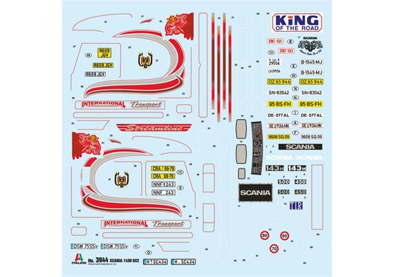 Italeri 3944 Scania Streamline 143H 6x2 - Massstab 1:24 | Bild 3