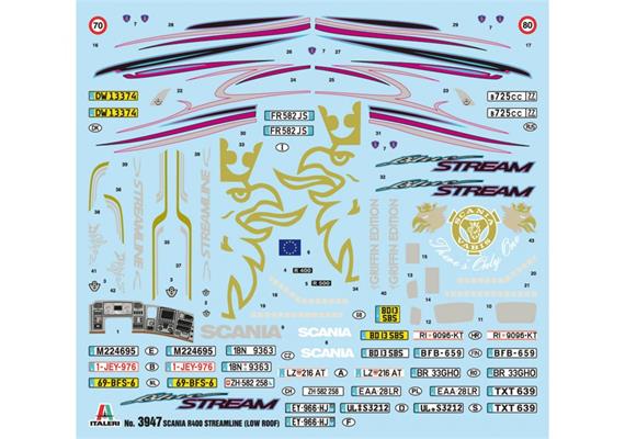 Italeri 3947 Scania R400 Streamline (Flat Roof) - Massstab 1:24 | Bild 4