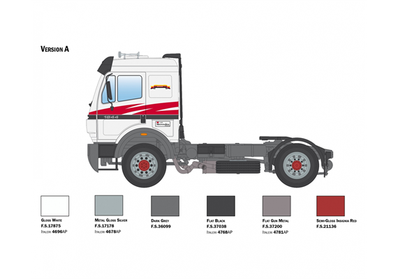 Italeri 3956 Mercedes-Benz SK1844 LS V8 - Massstab 1:24 | Bild 6