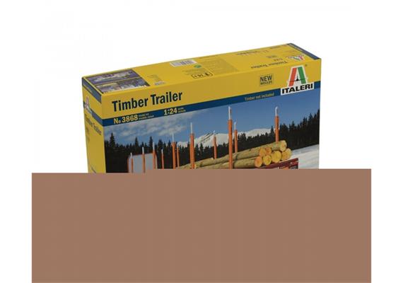 Italeri 510003868 Timber Trailer, Kunststoff-Bausatz, Massstab 1:24 | Bild 2