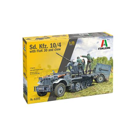 Italeri 6395 Sd. Kfz. 10/4 mit FLAK 30 und Crew - Massstab 1:35