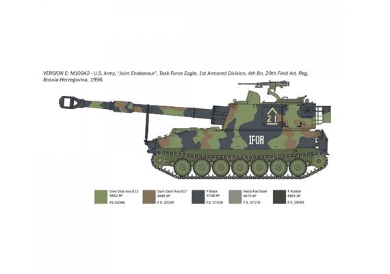 Italeri 6589 M-109/A2-A3G Haubitze - Massstab 1:35 | Bild 4