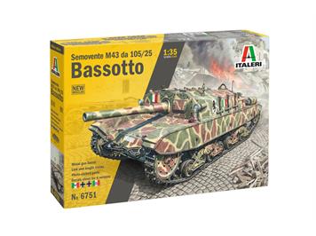 Italeri 6751 Semovente M43 da 105/25 Basotto - Massstab 1:35
