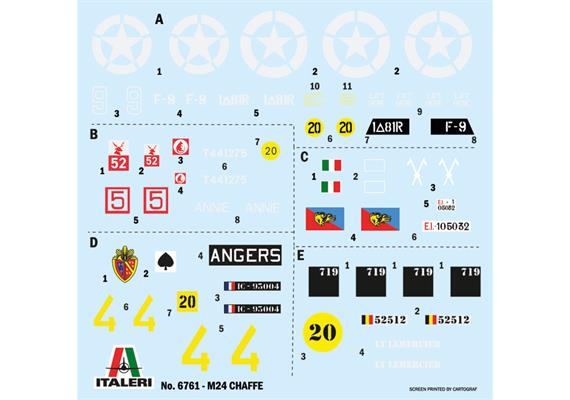 Italeri 6761 M24 Chaffee - Massstab 1:35 | Bild 3