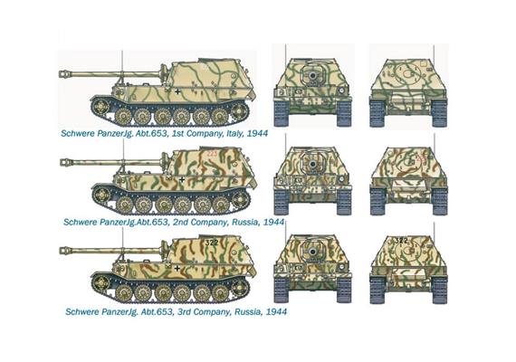 Italeri 7012 Sd. Kfz. 184 Panzerjäger Elefant - Massstab 1:72 | Bild 3