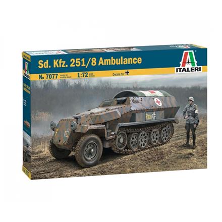 Italeri 7077 Sd.Kfz. 251/8 Ambulance - Massstab 1:72