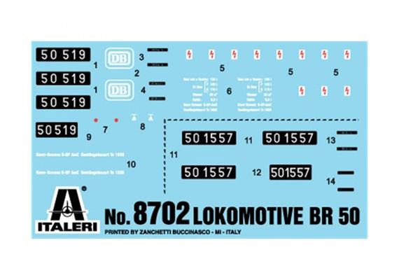 Italeri 8702 Lokomotive BR50, Bausatz - Massstab 1:87 (H0) | Bild 5