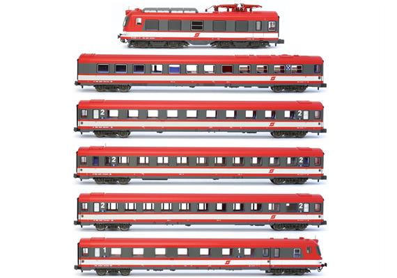Jägerndorfer 74212 ÖBB BR 4010.024 Transalpin 6tlg rot/weiss | Bild 1