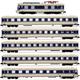 Jägerndorfer 74312 6tlg. Triebzug 4010.017 Transalpin der ÖBB, blau/creme mit Sound, N