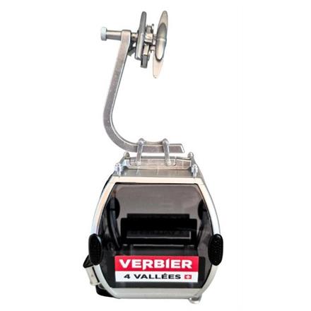 Jägerndorfer 84172-1s Gondel Omega IV, Farbe: silber, "Verbier" bedruckt - Massstab 1:32