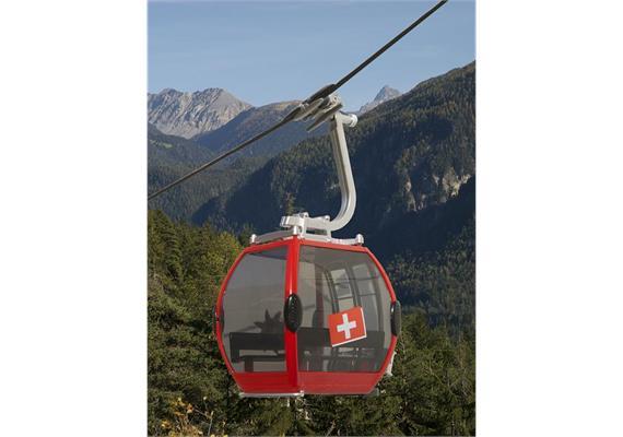 Jägerndorfer 84176-1 Omega IV Gondel "Schweiz Spezial" in rot - Massstab 1:32