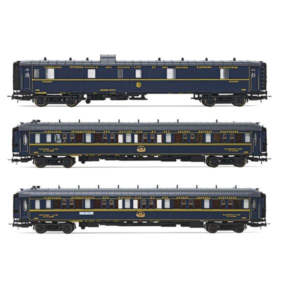 Jouef 4162 CIWL 3 Wagen Train Bleu Set 1 fourgon+2xLx Ep.III - H0 (1:87)