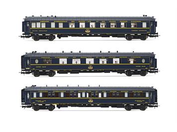 Jouef 4163 CIWL 3 Wagen Train Bleu Set 2 W+Ws+Lx Ep. III - H0 (1:87)