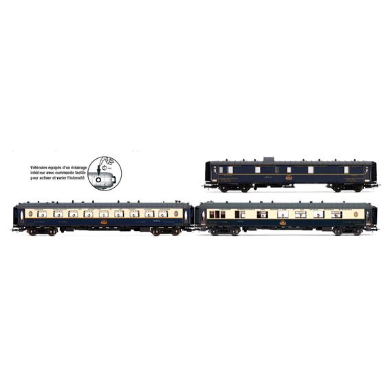 Jouef HJ4199 CIWL 3-teil. Set "Etoile du Nord / Côte d´Azur" - H0 (1:87)