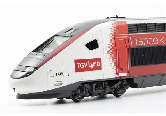 Jouef HJS2414S TGV Euroduplex Lyria 4teiliger Triebzug, DC 2L, digital DCC mit Sound - H0 | Bild 4