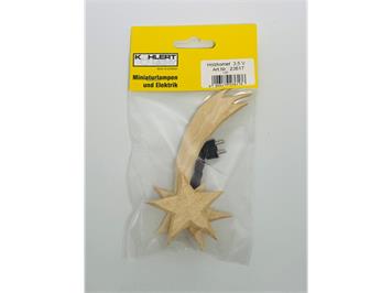 Kahlert 23617 Holzkomet mit Licht 3,5 V, 12 cm