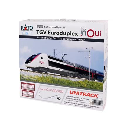 Kato 10-022 TGV Euroduplex inOui Starter Set - N (1:160)