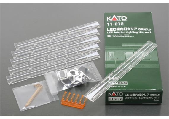 Kato 11-212 LED-Innenbeleuchtung warmweiss (VE à 6 Stk. / 7074888) | Bild 1