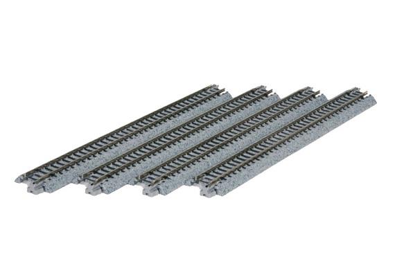 Kato 20-020 Gleis gerade 124 mm, 4 Stück - N (1:160)