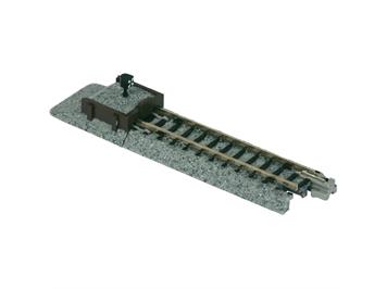 Kato 20-047 Prellbock Holz mit Gleis gerade 62 mm, 2 Stück - N (1:160)