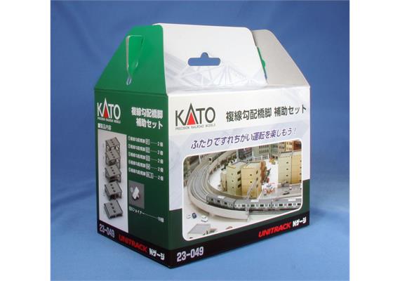 Kato 23-049 Brückenpfeilerset 2-gl. auf/ab 10teilig (77308)
