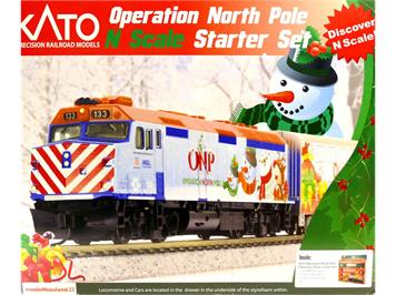 Kato 106-0035 Operation North Pole Christmas Train (701062016A) N