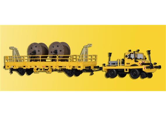 Kibri 16062 Zweiwegeunimog mit Zug- und Schubrahmen HO | Bild 2