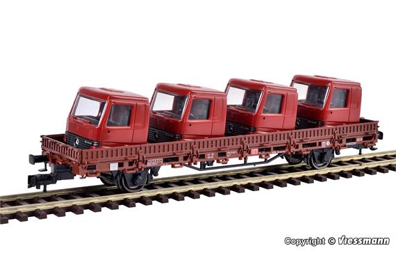 Kibri 26253 Niederbordwagen, Führerhäuser - H0 (1:87) | Bild 1