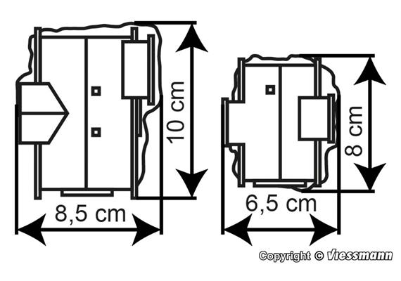 Kibri 37029 2 Berghäuser Sertig, 2 Stück - N (1:160) | Bild 3