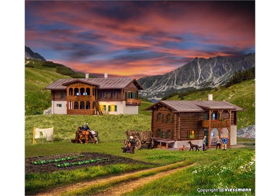 Kibri 37029 2 Berghäuser Sertig, 2 Stück - N (1:160) | Bild 5