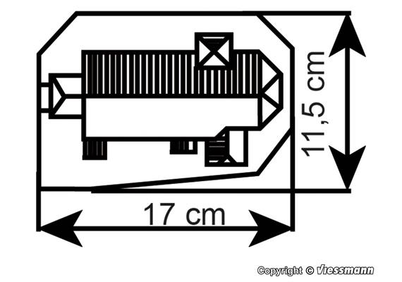 Kibri 37032 Kirche Wassen an der Gotthardbahn - N (1:160) | Bild 5