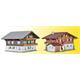 Kibri 37034 2 Chalets Lenk - N (1:160)